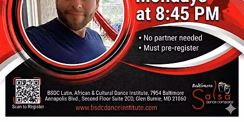 Salsa Lessons for Absolute Beginners! New Fall Series! Mondays @8:45pm!