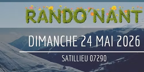 Rando'Nant \u00e9dition 2026