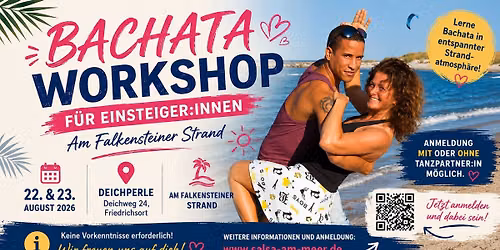 Bachata Workshop f\u00fcr Einsteiger am Falckensteiner Strand