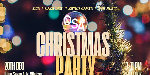 OSA Christmas Party \u2013 Celebrate the Year With Us!
