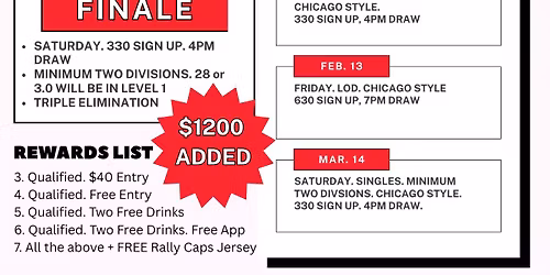 Rally Caps Dart Circuit 2025