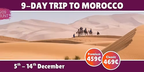 9-Day trip to Morocco