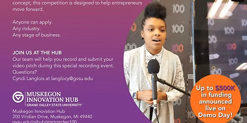 Record Your Pitch - Apply to Start Garden 100 pitch competition