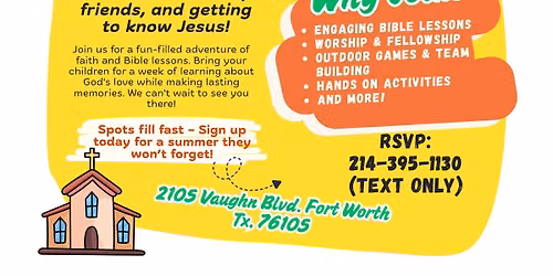 Vacation Bible School \ud83d\udcda
