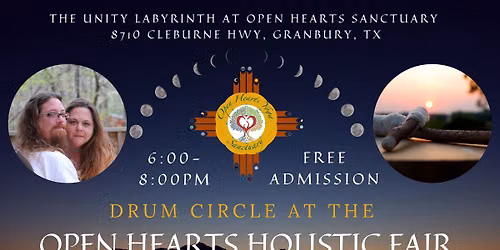Drum Circle at the Open Hearts Psychic Holistic Fair!