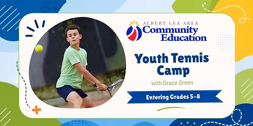 Youth Tennis Camp Starts | Register Now!
