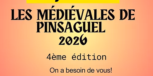 Les m\u00e9di\u00e9vales de Pinsaguel 2026