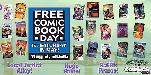 Free Comic Book Day 2026 with Memory Lane Comics!