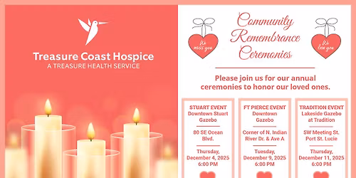 Community Remembrance Ceremony - Stuart