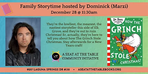 Grinch Storytime with Marzi