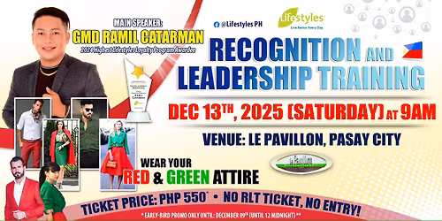 RECOGNITION & LEADERSHIP TRAINING - DECEMBER 13 2025