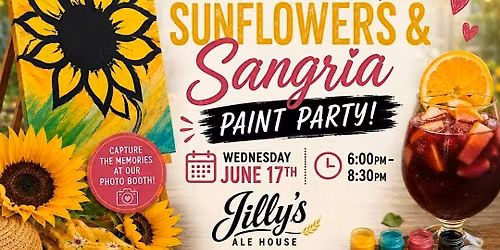 Sundresses, Sunflowers, & Sangria paint nite