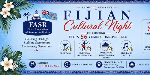 Fijian Cultural Night Celebrating Fiji's 56 Years of Independence