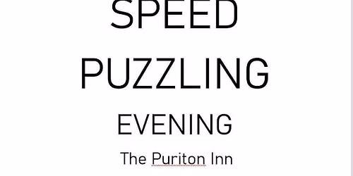 Speed Puzzling Evening