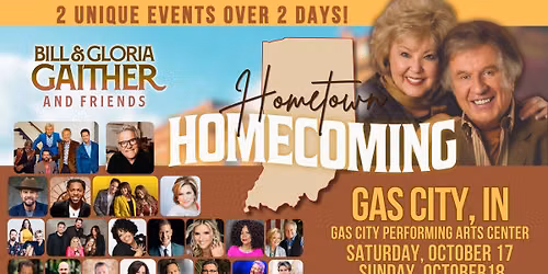 Bill & Gloria Gaither Hometown Homecoming