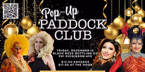 Paddock Club Pop Up at Black Rose Bottling Co