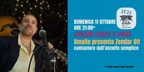 Canzoni cucite a mano, Amalio presenta Zendar Off