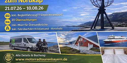 Nordkaptour mit Begleitfahrzeug 