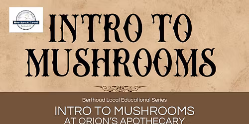 Intro to Mushrooms at Orion's Apothecary
