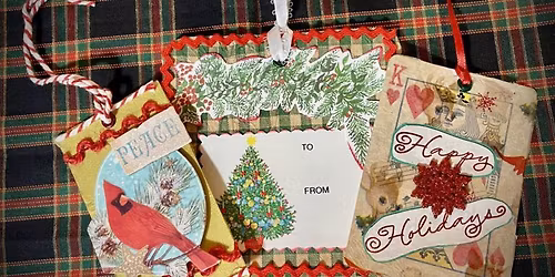 Community Service: Up-cycled Gift Tags 