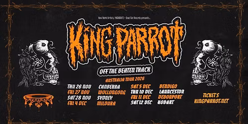 King Parrot - Off The Beaten Track - Launceston