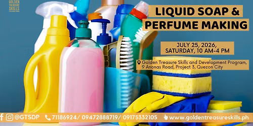 Soap and Perfume Making Seminar - WEEKEND