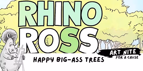 Rhino Ross Art Nite Benefitting Glacier Ice Rink