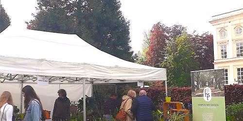 Kamerplantenruilstand op plantenbeurs
