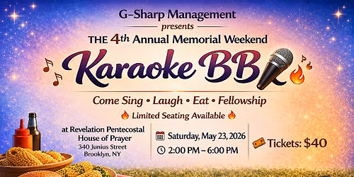 Memorial Weekend Karaeoke BBQ