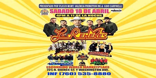 LOS REHENES, BANDA PACHUCO, LOS ARMADILLOS, NUEVO ACAPULCO TROPICAL