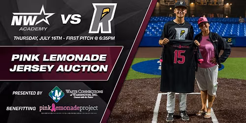 Pink Lemonade Night Jersey Auction - NW Star Nighthawks vs Ridgefield Raptors 