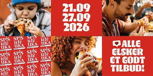 Spis Ute Uka 21.-27. september 2026. H\u00f8stens store matfestival i Kristiansand\ud83c\udf74