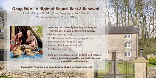 Gong Puja - A Night of Sound, Rest & Renewal
