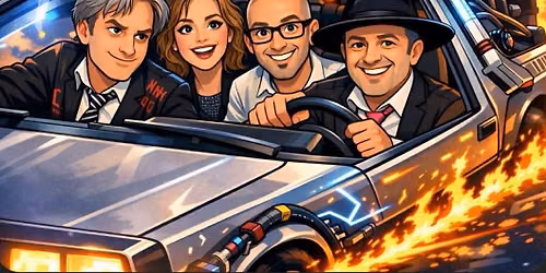The DeLoreans return to The Engineers Arms