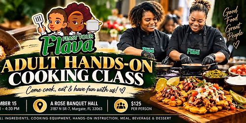 Adult Hands On Cooking Class
