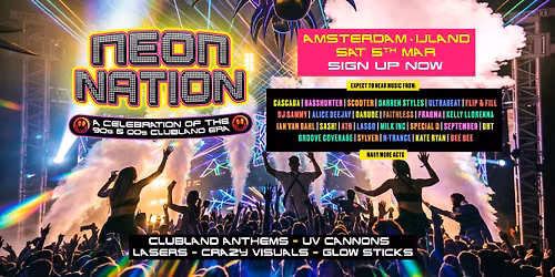 Neon Nation Is Coming To Amsterdam!