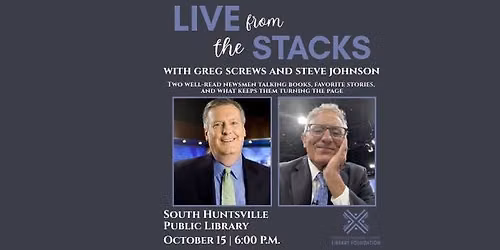  Live From the Stacks with Greg Screws and Steve Johnson