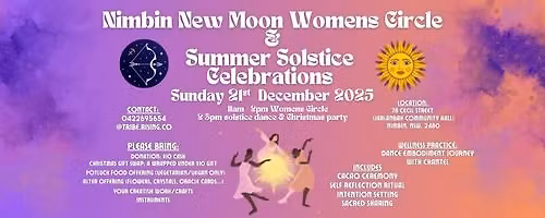Summer solstice & New Moon Women's Circle