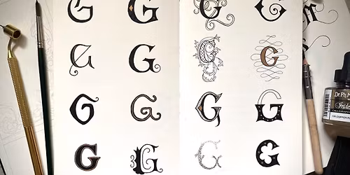 Community Draw - The Joy of Letterforms: Creating a Custom Initial with Holly Dunn