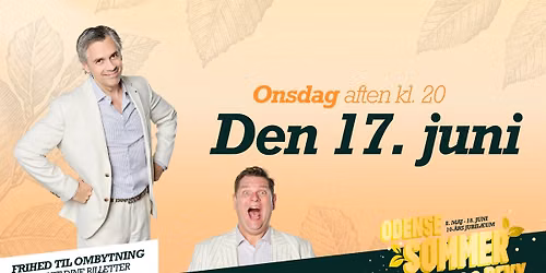 17. juni kl. 20 \u00bb Odense Sommerrevy 2026