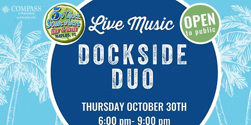 LIVE MUSIC with DOCKSIDE DUO