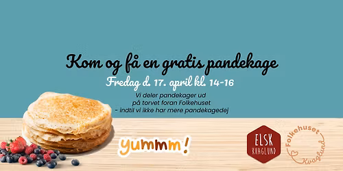Gratis pandekager \ud83e\udd29 \/\/ ved Folkehuset Kvaglund