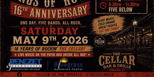 five below band at "Cellar Daze" The Cellar Bar & Grille