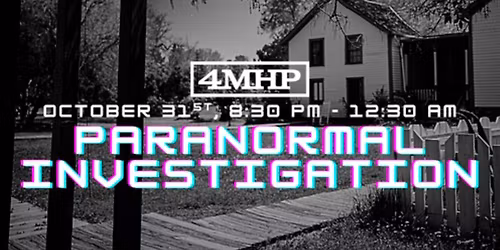 Halloween Public Paranormal Investigation