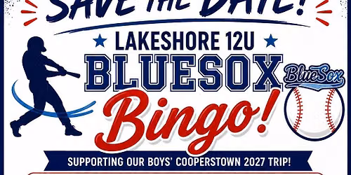 12U BlueSox BINGO! Road to Cooperstown!