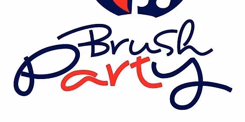 Brush party, painting night, with us every month