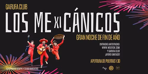 Fin de A\u00f1o con LOS MEC\u00c1NICOS en Garufa Club