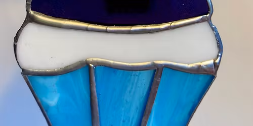 Stained glass cupcake 