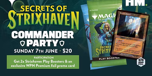 MtG: Strixhaven Commander Party - June