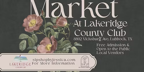 Spring Market at Lakeridge County Club